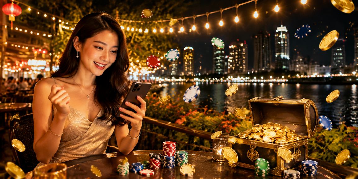 Pemain di Kuala Lumpur membuat deposit ke akaun 190e untuk bermain baccarat langsung