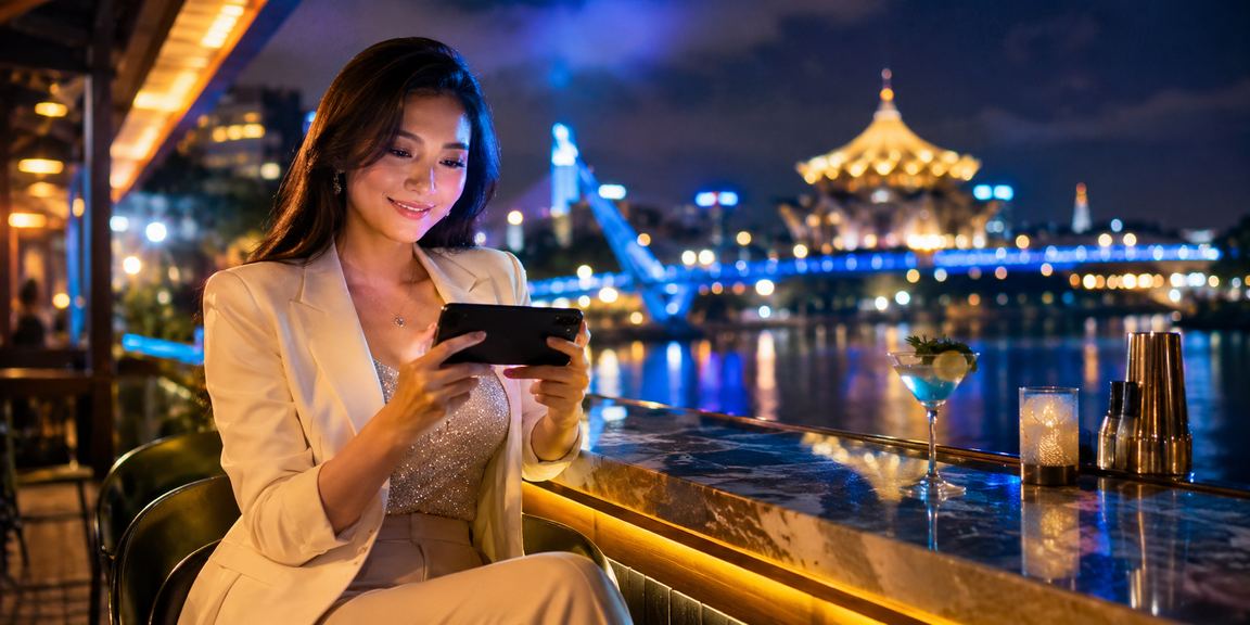 Pemain dari Kuching Sarawak mengakses platform loteri 190e secara selamat melalui peranti mudah alih