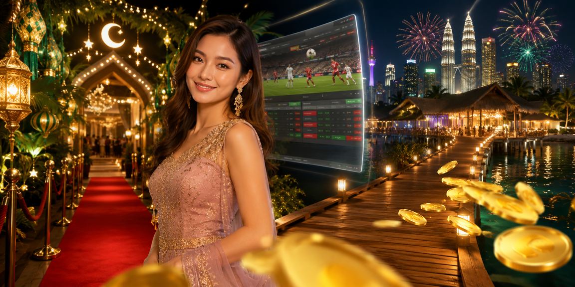 Pemain dari Petaling Jaya memilih nombor loteri semasa perayaan Hari Raya melalui platform 190e